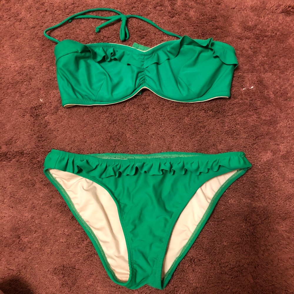 EUC Shoshanna Green Bikini